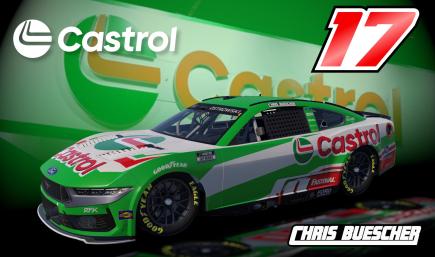 NO# Chris Buescher 2025 Castrol Ford Mustang