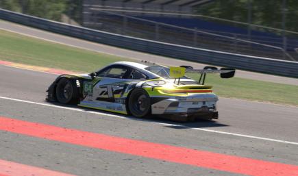 TTR Porsche 992 GT3 Livery Yellow