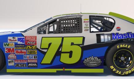 Josh Divers #75 ICAR Gen 4 Monte Carlo Mastain and Cain Warehousing Super Speedway Scheme