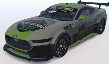 Into the Wall Racing Mustang Supercar