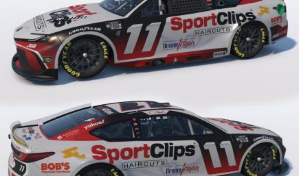 2025 Denny Hamlin Sport Clips Camry Kansas Playoff