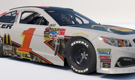Jamie McMurray 2013 White Bass Pro 