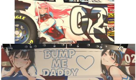Zero Two Itasha – Bump Me Daddy Anime Waifu Ford Taurus