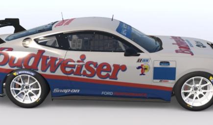 Ford Mustang GT4 -Budweiser