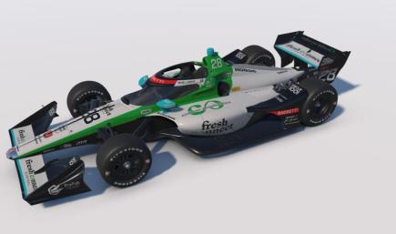 #28 Marcus Erickson Andretti Fresh Connect central 2025 livery 