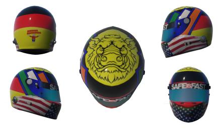 WillRev Racing Bill Krause Helmet 2025 S4