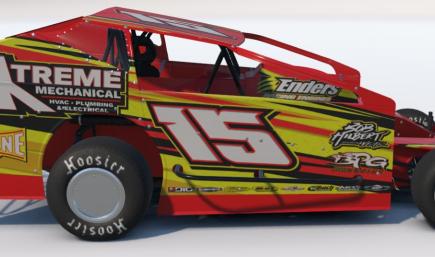 Dirt Big Block Modified 15 custom number copy