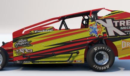 Dirt Big Block Modified no number copy