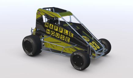 Waffle House livery for Dirt Midgets