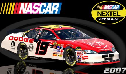 #19 Elliott Sadler 2007 Dodge Dealers Dodge Charger