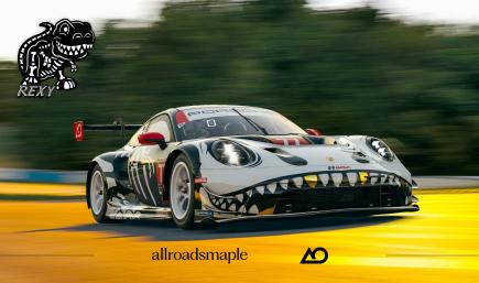2025 AO Racing IMSA GTD Pro #77 - Skeleton Rexy