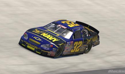 Rick Kelleys #32 ICAR US Navy Dover Patriotic Scheme