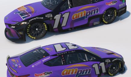 2025 Denny Hamlin AM PM Playoff Camry No Num