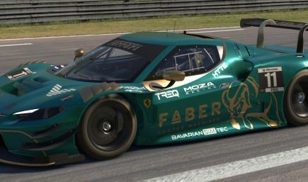 Ferrari 296 GT3 - Faber Coffee Machines (British Green)
