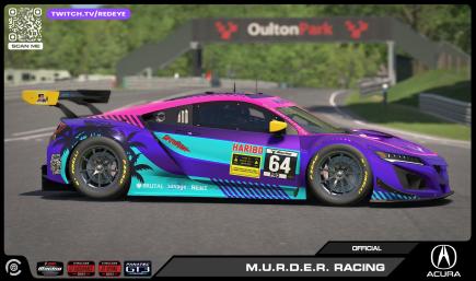 2025 M.U.R.D.E.R. Racing official Acura GT3