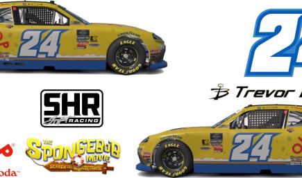 Trevor Bayne 2025 Olipop/ Spongebob 