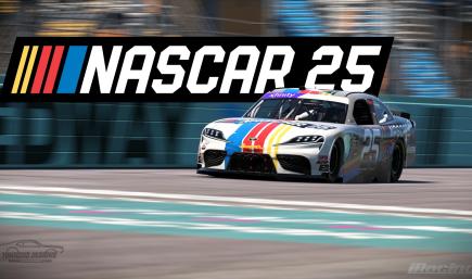 NASCAR 25 Toyota Supra SIM STAMPED