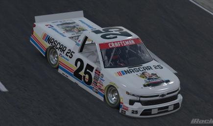 Nascar 25 Truck Sim Stamp