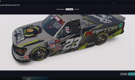 Frank Chavez #23 Raptor Ford F150 - Primary Variant