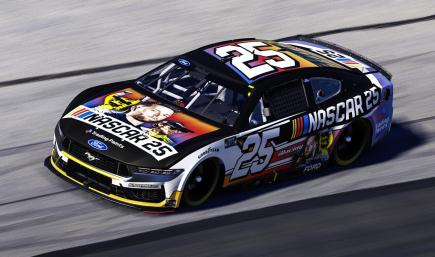 NASCAR 25 Ford Mustang Next Gen Sim Stamp