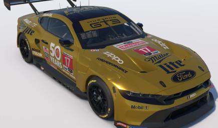 Miller Lite 50 Years Ford Mustang GT3