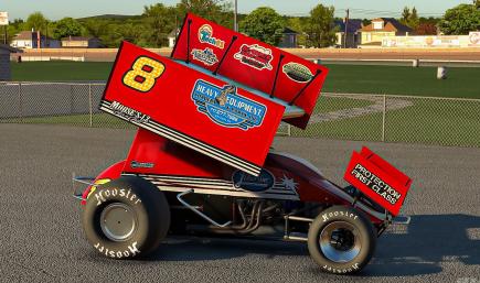 2025 Brock Zearfoss #8- Red Car