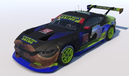 IMSA GTD Pro Stache Bros Racing Ford Mustang GT3