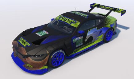24 Hours of Le Mans Stache Bros Racing Ford Mustang GT3