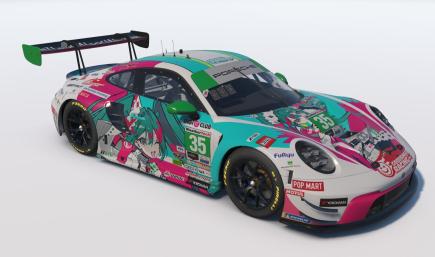 Goodsmile Racing Porsche 992 GT3 R IMSA DECALS
