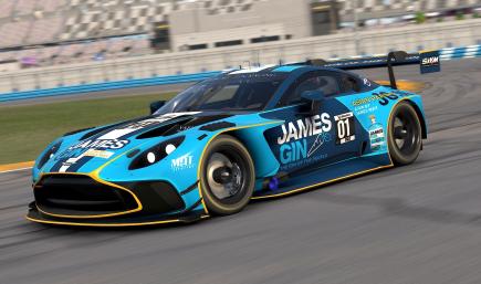 James Gin Aston Martin Vantage GT3 Evo