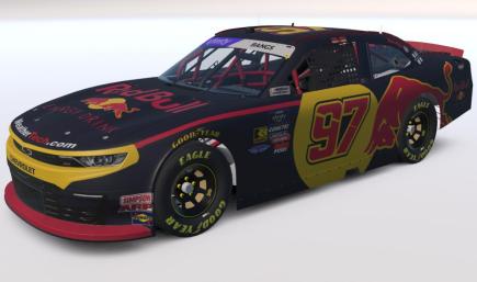 Shane Van Gisbergen Fictional Red Bull XFinity Chevrolet Camaro (No Number)