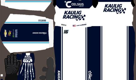 2025 Christian Eckers Kaulig Racing Sparco Suit