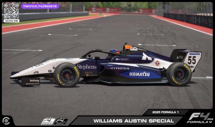 2025 Williams Austin Special for F4