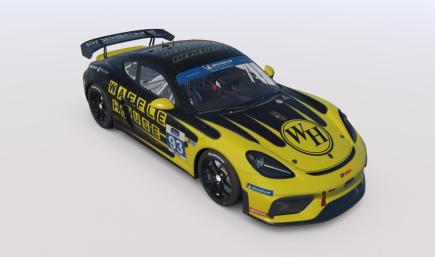 Sparkle Waffle House livery for Porsche 718 GT4