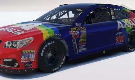 Jeff Gordon Axalta Throwback No Number