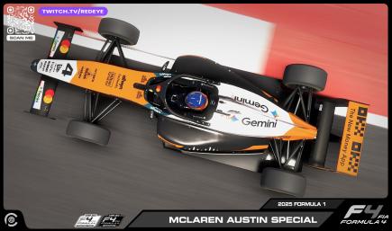 2025 McLaren Austin Special for F4