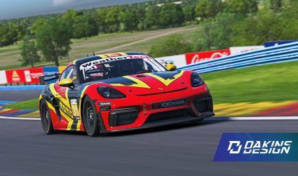 OFFICIAL MOMO x Goldcrest Motorsports Porsche Sprint Challenge North America Porsche 718 Cayman GT4 Clubsport