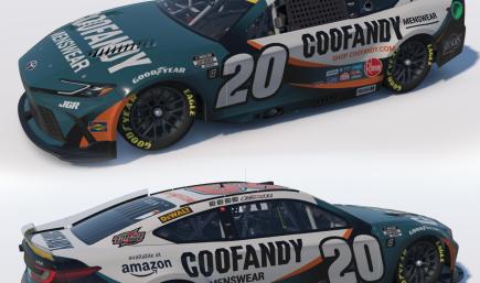 2025 Christopher Bell Coofandy Playoff Camry
