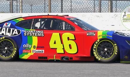 Buddy Baker Axalta Reverse Throwback Fictional NO#