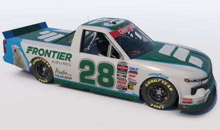 Frontier Airlines - Tail Animal Series: Powder the Polar Bear