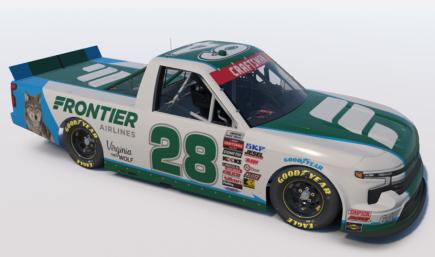 Frontier Airlines - Tail Animal Series: Virginia the Wolf