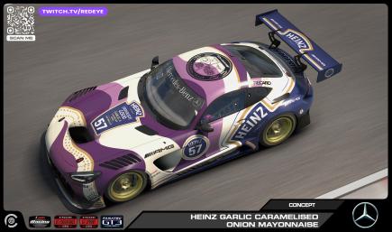 Heinz Garlic Caramelised Onion Mayonnaise AMG GT3