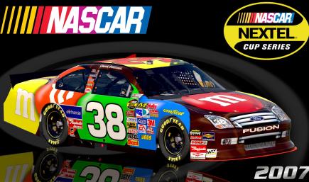 #38 David Gilliland 2007 M&Ms Ford Fusion COT