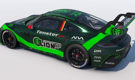 Porsche 911 GT3 Cup - LionGP-fenster.com - IVRA