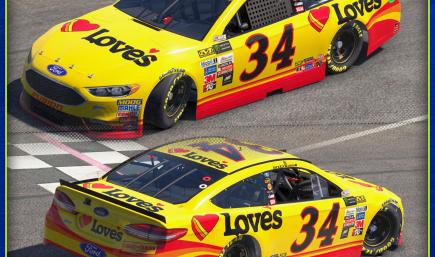 2017 Landon Cassill Loves #34