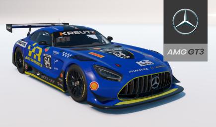 Mercedes AMG GT3 2020 - Blue Arrow