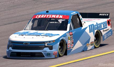 2025 Tyler Reif McLaren Transport Chevrolet Silverado RST (No Numbers)