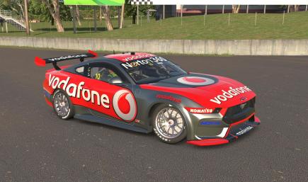 (Retro) Team Vodafone Triple Eight Race Engineering - 2009 - Driven by:- Jamie Whincup #1