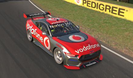 (Retro) Team Vodafone Triple Eight Race Engineering - 2009 - Driven by:- Craig Lowndes #888