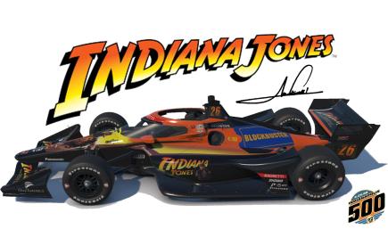 Marco Andretti - 2008 Indy 500 Car - Indiana Jones + Blockbuster